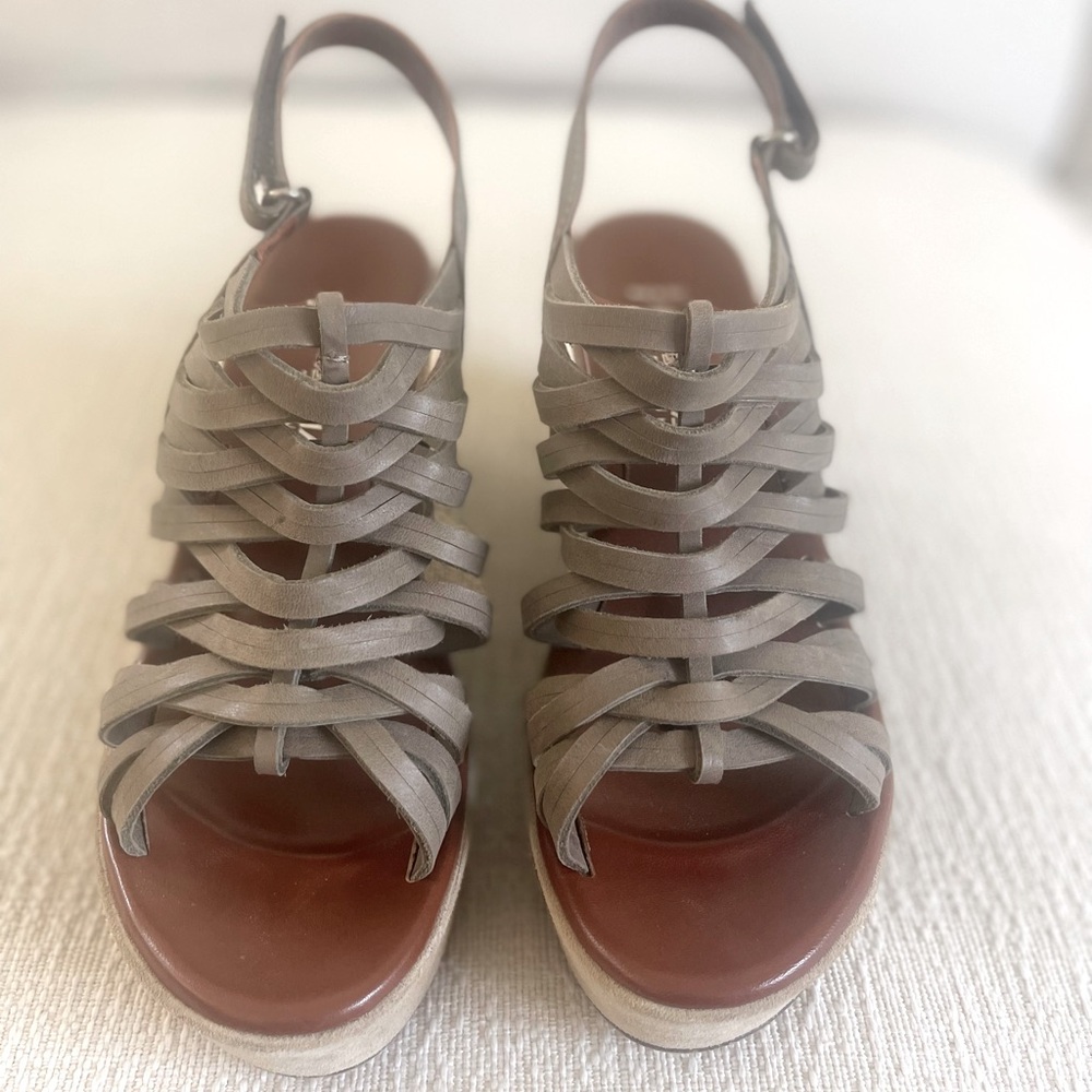 Aquatalia Strappy Platform Sandals